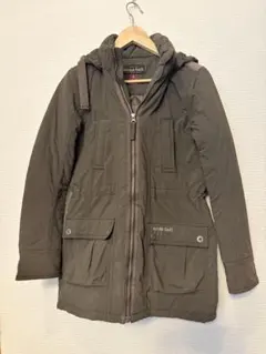 人気のmont-bell モンベル フード付き中綿コート レディース S カーキ