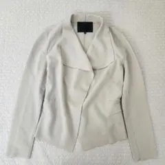 アンゴラ混★アンタイトル　ジャケット　カーディガン　羽織　日本製　ウール