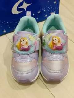 ムーンスター ラプンツェル 光る靴 17.0cm ディズニー スニーカー