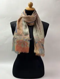 ETRO 100%シルク ペイズリー柄 スカーフ M072