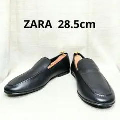 ✨美品✨ZARA ブラックレザー スリッポン 45/28.5cm