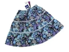 新品 sense of wonder リバティー ロング スカート 三段 100