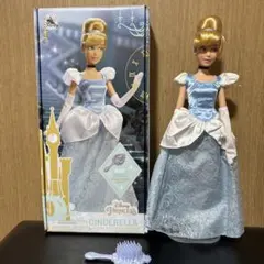 DISNEY PRICESS シンデレラ 人形 水色 ドレス 付属品付き