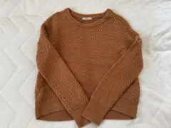 ニット　オレンジ？ブラウン？