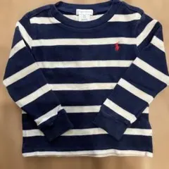 Ralph Lauren 24M ネイビー/ホワイトストライプ