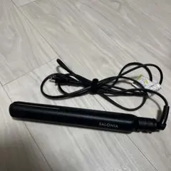 SALONIA セラミック ストレートヘアアイロン ブラック