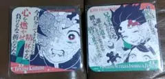 鬼滅の刃　原画アートコースター　竈門炭治郎　禰豆子　伊之助　善逸