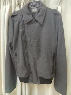 No.17 グレー ウール混合 ジャンパー