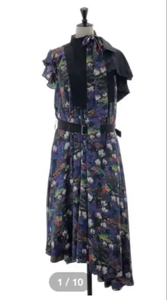希少☆サカイ SUIT SWICHING DRESS 半袖ワンピース サイズ1 - メルカリ