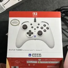 ホリパッド TURBO for Nintendo Switch™ 2 ホワイト