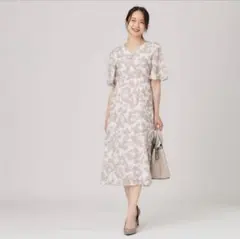 【新品タグ付き】クードシャンス花柄ワンピース34