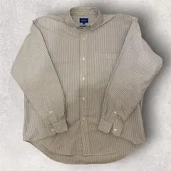 BEAMS ヘビーオックスフォードシャツ　ビームス　ストライプ　S