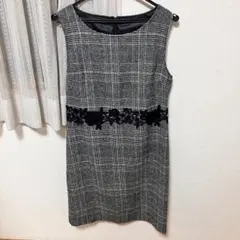 刺繍チェックワンピース、tocco closet