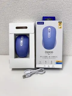 #141ワイヤレスマウス OSMOD ブルー M-MY35MBS BU