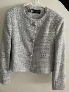 ZARA ツイードジャケット EUR XS