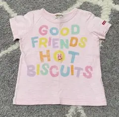 ミキハウス　ホットビスケッツ　Tシャツ　ピンク　90のサムネイル