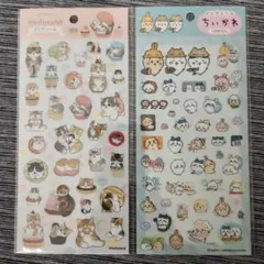 mofusand &ちいかわ クリアシール 2枚セットのサムネイル