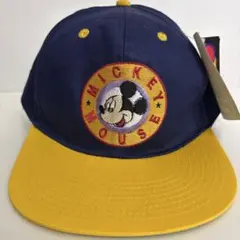 90s Disney cap ディズニー　帽子　ミッキー キャップ　古着