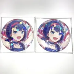 プロセカ 桐谷遥 グリッター 缶バッチ