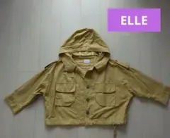 極美品★ELLE フーデッドブルゾンのサムネイル