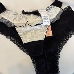 aimerfeel 新品未使用 Tバック Lsize 花柄・レース 2点セット