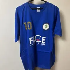 FACE TOTAL SIGN 青色 Tシャツ XL