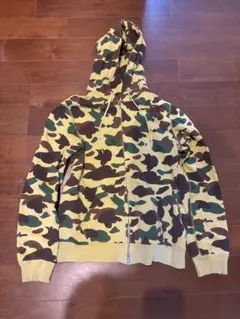 A BATHING APE カモ柄 ジップパーカー Sサイズ