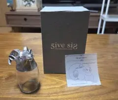 未使用　5ive sis ピューター　アニマルショットグラスのサムネイル