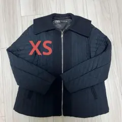【完売】ZARA コントラストパフジャケット　XS