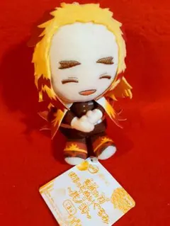 【 鬼滅の刃 】 ぽふっとぬいぐるみ 煉獄杏寿郎　マスコット　ジャンプ