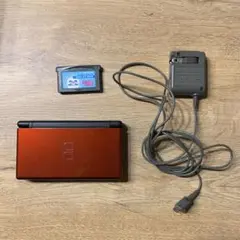 Nintendo DS Lite 本体　クリムゾン ブラック メイドインワリオ