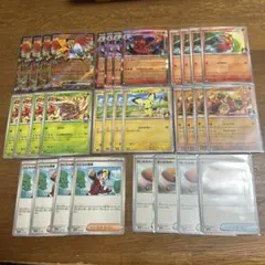 ヒビキのホウオウex デッキパーツ　マグカルゴ　マグマッグ　カイロス　他　32枚