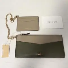 新品☆MICHAEL KORSカードケースセット長財布