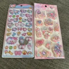 まじかるみゅーちゃん　スパンコールパーティー　2個セット　うるちゅるPOPシール