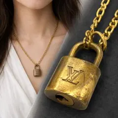 LOUIS VUITTON 南京錠ネックレス マグネット留具サービス 喜平 - メルカリ