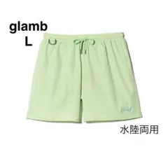 ↓↓↓【新品未開封】glambスピンロゴスイムショーツ L ライム 2026のサムネイル