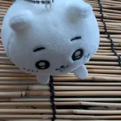 ホワイトぬいぐるみ ストラップ付き