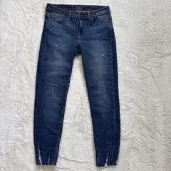 ZARA ダメージ加工 スキニーデニム