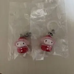 サンリオキャラクターズ　いちごめじるしアクセサリー　マイメロディ 2個セット