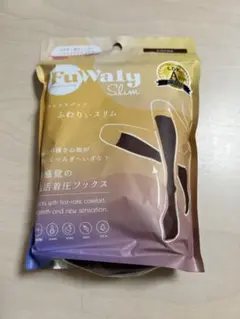 グラマラスパッツ ふわりぃスリム ソックスタイプ ミドル ココア