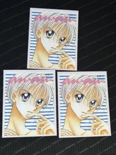 anan 名古屋稚空　神風怪盗ジャンヌ　りぼんボーイフレンドカード　3枚