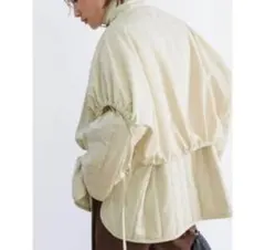 【美品】【セレクトモカ】キルティングジャケットアイボリー【最終お値下げ】