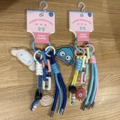 【匿名】しまむら シナモロール ストラップチャーム 新品未使用　ハンギョドン