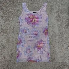 rienda♡︎レースフラワープリントワンピース