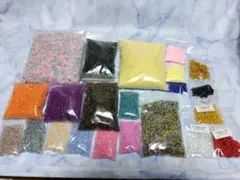 ☆丸大、丸小、ドロップ、マガ玉ビーズ　約2.5㌔(箱込)セット☆