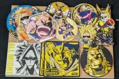 オールマイト　缶バッジ　ストラップ　グッズ　ラバーストラップ　アクスタ