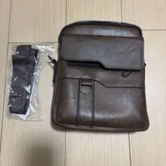 革製品調ショルダーバッグ ブラウンのサムネイル