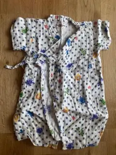 MIKI HOUSE HOT BISCUITS 花柄甚平 S