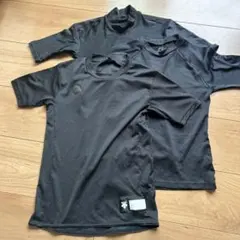 ブラックアンダーシャツ 3枚セット130