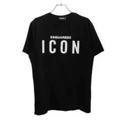 DSQUARED2 ディースクエアード ICONプリント Tシャツ ブラック